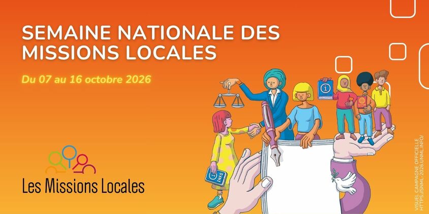 Affiche officielle de la Semaine nationale des Missions locales