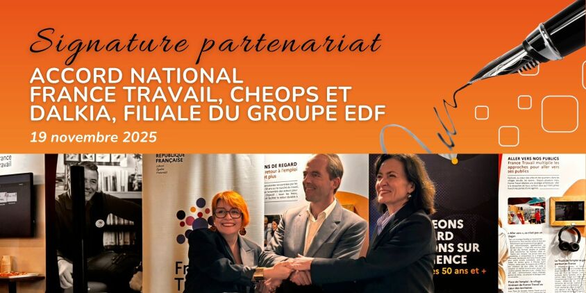 Photo partenaires qui signent le 19 novembre 2025