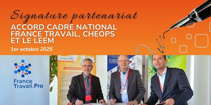 Photo partenaires qui signent le 1er octobre 2025