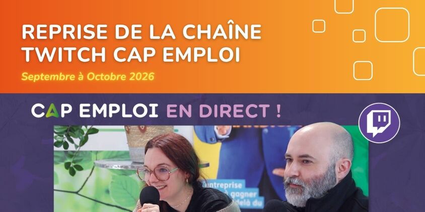 Présentateur de la chaîne Twitch et conseillère Cap emploi